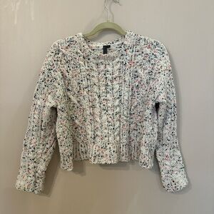 moon & madison Speckled Knit Sweater